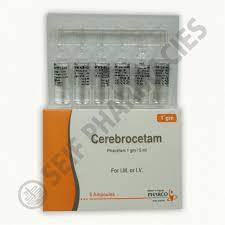 CEREBROCETAM 1GM/5ML 6 AMP