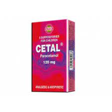 CETAL 120 MG 5 INFANTILE SUPP