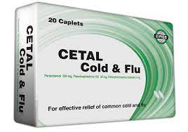 CETAL COLD & FLU 20 CAPLETS