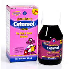 CETAMOL 120MG/5ML PEDIATRIC SYRUP 120 ML