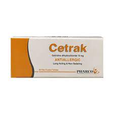 CETRAK 10 MG 20 TABS