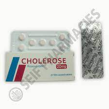 CHOLEROSE 20 MG 21 F.C. TABS