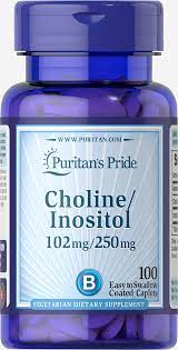 CHOLINE BITARTRATE/INOSITOL 250/250MG 100 CAPLETS (ILLEGAL IMPORT)