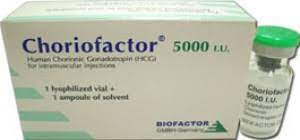 CHORIOFACTOR 5000 I.U. VIAL