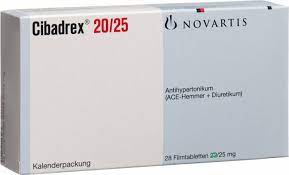 CIBADREX 20/25 MG 14 F.C. TAB