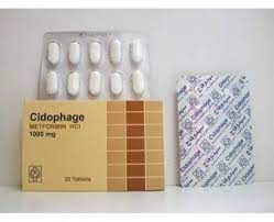 CIDOPHAGE 1000MG 20 F.C. TABS