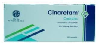 CINARETAM 400/25MG 20 CAP