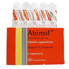 ABIMOL 300MG 5 RECTAL SUPP