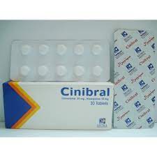 CINIBRAL 25 MG 30 TAB