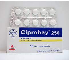 CIPROBAY 250MG 10 F.C.TAB