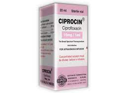 CIPROCIN 10MG/ML (40ML) VIAL (N/A)