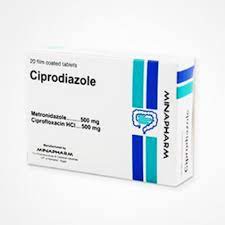 CIPRODIAZOLE 500/500MG 20 F.C.TABS