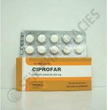 CIPROFAR 250MG 10 F.C.TAB