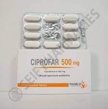 CIPROFAR 500MG 10 F.C.TAB