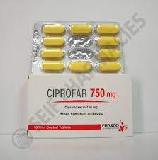 CIPROFAR 750MG 10 F.C. TAB