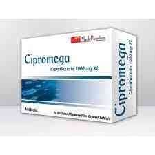 CIPROMEGA XL 1000 MG 14 EXT. REL. F.C.TABS