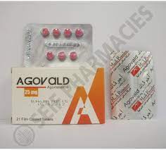 AGOVALD 25 MG 21 F.C.TABS