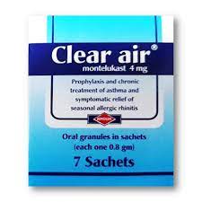 CLEAR AIR 4MG 7 SACHETS