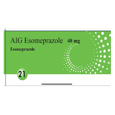 AIG ESOMEPRAZOLE 40 MG 21 CAPS