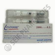 CLEXANE 20MG/0.2ML 2 PREFILLED SYRINGES