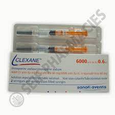 CLEXANE 60MG/0.6ML 2 PREFILLED SYRINGES