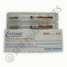 CLEXANE 80 MG/0.8ML 2 PREFILLED SYRINGES