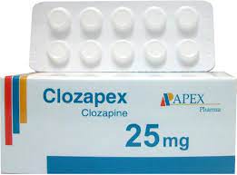 CLOZAPEX 25 MG 50 TAB