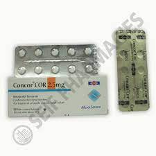 CONCOR COR 2.5 MG 30 F.C. TABS