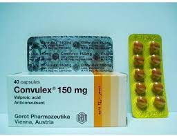 CONVULEX 150MG 40 CAPS