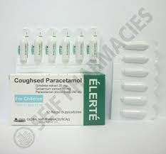 COUGHSED PARACETAMOL CHILDREN 12 SUPP