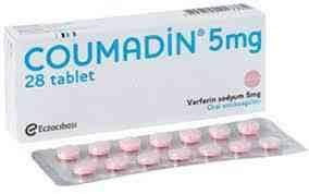 COUMADIN 5 MG 28 TABLETS (ILLEGAL IMPORT)