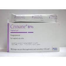 CRINONE 8% VAG. GEL 15 PRE-FILLED APPLICATORS