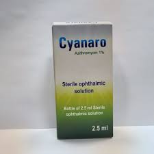 CYANARO 1% EYE DROPS 2.5 ML