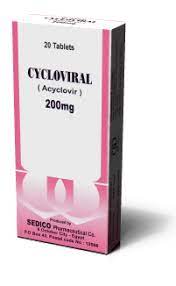 CYCLOVIRAL 200MG 20 TAB