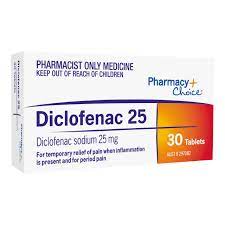 DECLOFENAC 25MG 30 TAB