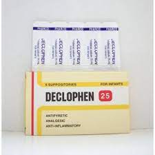 DECLOPHEN 25MG 5 INFANTILE SUPP