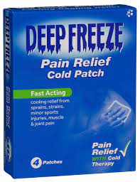 DEEP FREEZE PAIN RELIEF COLD 4 PATCHES