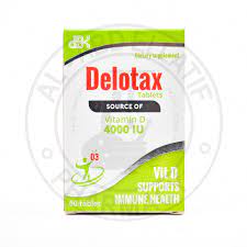 DELOTAX 4000 IU 60 TABS