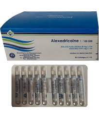 ALEXADRICAINE 1:100000 - 50 CARTRIDGES 1.7 ML