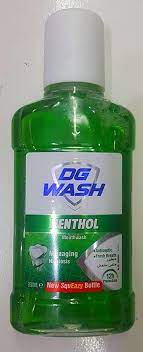 DG-WASH MENTHOL MOUTH WASH 220ML