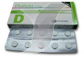 DIABETO 2 MG 20 TAB