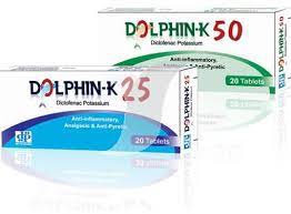 DOLPHIN K 25MG 20 F.C. TAB