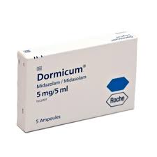 DORMICUM 5MG 10 AMPS