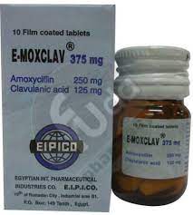 E-MOXCLAV 375MG 10 F.C. TAB