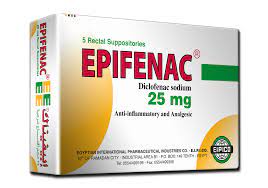 EPIFENAC 25MG 5 SUPP