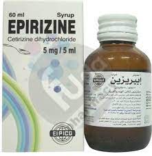 EPIRIZINE 5MG/ML SYRUP 60 ML