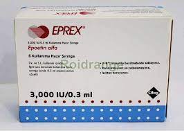 EPREX 3000 I.U./0.3ML  6 PREFILLED SYRINGES