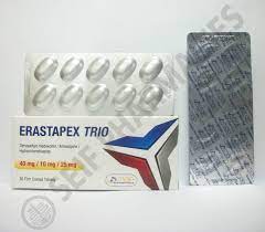 ERASTAPEX TRIO 10/40/25MG 30 F.C. TABS