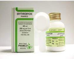 ERYTHROCIN 200 MG/5ML SUSP. 60ML