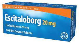 ESCITALOBORG 20 MG 10 TABS